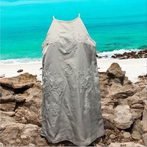 Victoria Beckham for Target Kids Dress in white floral applique size large